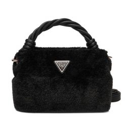Torebka Guess. Czarne torebki do ręki damskie Guess, z aplikacjami, klasyczne, bez dodatków. Za 509.99 zł.