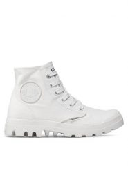 Palladium Trapery Pampa Hi Mono U 73089-116-M Biały. Białe śniegowce i trapery damskie Palladium, z materiału, bez zapięcia. Za 319.99 zł.