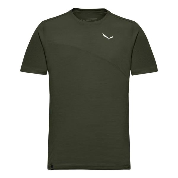 T-shirt Salewa Puez Sporty Dry. Czarne t-shirty męskie Salewa, na lato, s, bez wzorów, klasyczne, bez kołnierzyka. Za 189.99 zł.