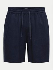 Only & Sons Szorty materiałowe Tel 22030250 Granatowy Regular Fit. Niebieskie szorty męskie Only & Sons, m, bez wzorów, z materiału. Za 179.99 zł.