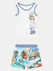Guess Komplet top i spodenki I4GG19 K8HM3 Kolorowy Regular Fit. Szorty dla chłopców Guess, z aplikacjami, z bawełny. Za 189.99 zł.