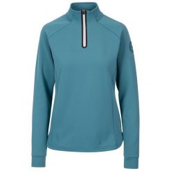 Koszulka Z Długim Rękawem Damska Mhairi DLX. Niebieskie t-shirty damskie Trespass, s, bez wzorów, z dzianiny, bez kołnierzyka. Za 78.99 zł.