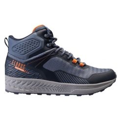 Buty Elbrus Eline Mid 92800623815 z membraną niebieskie. Niebieskie trekkingi męskie trekkingowe. Za 495.94 zł.