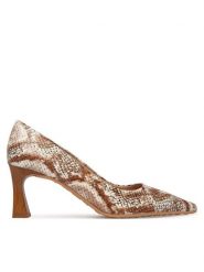 Hispanitas Czółenka HV264677 C003 Brązowy. Brązowe czółenka damskie Hispanitas, bez wzorów, ze skóry, bez obcasa, bez zapięcia. Za 569.99 zł.