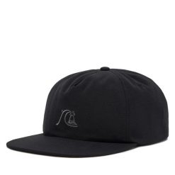 Czapka z daszkiem Quiksilver. Czarne czapki i kapelusze męskie Quiksilver, bez wzorów. Za 79.99 zł.