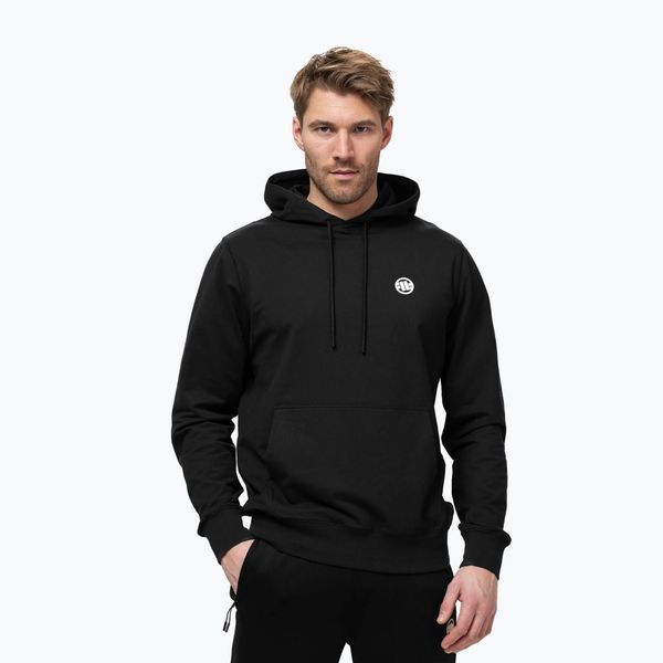 Bluza męska Pitbull Nugget Small Logo Hooded. Czarne bluzy męskie PITBULL, m, bez wzorów, z bawełny, bez kaptura. Za 189.99 zł.