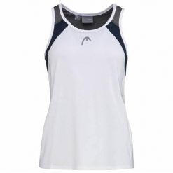 Koszulka bez rękawów damska CLUB 22 Tank Top. Białe koszulki sportowe damskie Head, l, bez wzorów, z poliesteru, bez kołnierzyka, bez ramiączek, tenisowe. Za 189.99 zł.