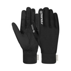 Dziecięce rękawice narciarskie Reusch Karayel Windstopper® Touch-Tec. Czarne rękawiczki dziecięce Reusch, bez wzorów. Za 182.50 zł.