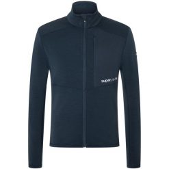 Bluza rozpinana męska SUPER.NATURAL Adventure Track. Niebieskie bluzy męskie super.natural, m, bez wzorów, bez kaptura. Za 649.99 zł.