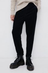 LEE TAPERED CHINO BLACK L70RQE01 112140704. Czarne spodnie materiałowe męskie Lee, l, bez wzorów, z materiału. Za 239.99 zł.