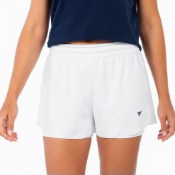 Damskie spodenki tenisowe Tecnifibre Team Stretch Short. Białe szorty sportowe damskie TECNIFIBRE, bez wzorów, sportowe, tenisowe. Za 199.99 zł.