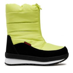 Śniegowce CMP. Zielone buty zimowe chłopięce CMP, bez wzorów, bez zapięcia. Za 349.99 zł.