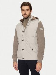 Bugatti Kurtka przejściowa 7600 65559B Beżowy Regular Fit. Brązowe kurtki męskie Bugatti, l, bez wzorów, z syntetyku, bez kaptura. Za 1,199.00 zł.