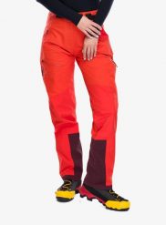 Spodnie z membraną damskie La Sportiva Alpine Guide GTX Pant. Czerwone spodnie materiałowe damskie La Sportiva, s, bez wzorów, z gore-texu. Za 1,594.99 zł.