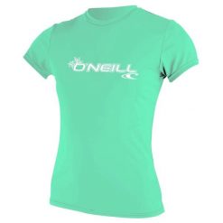 Koszulka damska O'Neill wetsuits Basic Skins. Niebieskie t-shirty damskie O'Neill, s, bez wzorów, z materiału, eleganckie, bez kołnierzyka. Za 233.50 zł.