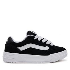 Sneakersy Vans. Czarne trampki i tenisówki chłopięce Vans, bez wzorów, bez zapięcia. Za 199.99 zł.