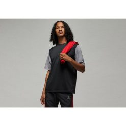 Koszulka męska nike air jordan dri-fit sport statement tank top black. Czarne koszulki sportowe męskie Jordan, m, bez wzorów, bez kołnierzyka, bez ramiączek, do koszykówki, dri-fit (nike). Za 269.00 zł.