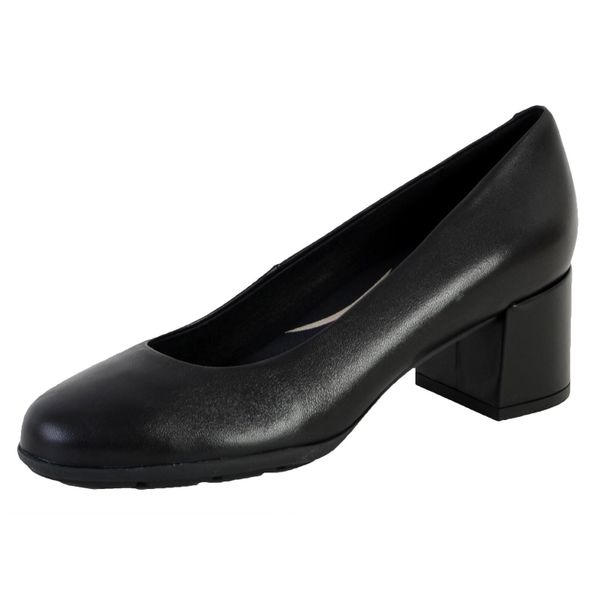 Baleriny Geox D New Annya M.A. Czarne baleriny damskie Geox, bez wzorów, z materiału, bez obcasa. Za 486.25 zł.