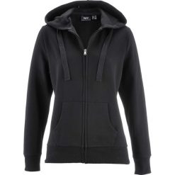 Bluza rozpinana bonprix czarny. Czarne bluzy damskie bonprix, w paski. Za 59.99 zł.