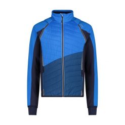 Kurtka skiturowa męska CMP. Niebieskie bluzy męskie CMP, na zimę, l, bez wzorów, sportowe, bez kaptura. Za 489.99 zł.