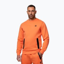 Bluza męska Pitbull Dogwood Crewneck Sweatshirt. Brązowe bluzy sportowe męskie PITBULL, m, bez wzorów, z bawełny, bez kaptura, na fitness i siłownię. Za 229.99 zł.
