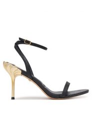 Aldo Sandały Ursulaheel 14008289 Czarny. Czarne sandały damskie Aldo, bez wzorów, ze skóry, bez obcasa, na szpilce, bez zapięcia. Za 489.99 zł.