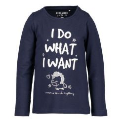 Blue Seven Koszulka Dziewczęca Z Napisem 116 Niebieska. Bluzki dla dziewczynek marki Blue Seven. Za 45.00 zł.