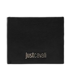 Portfel Just Cavalli. Czarne portfele męskie Just Cavalli, bez wzorów. Za 274.99 zł.