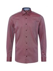 Finshley & Harding koszula biznesowa Mężczyźni Slim Fit Bawełna czerwony, 39. Czerwone koszule męskie Finshley & Harding, m, bez wzorów, z bawełny, biznesowe, bez kołnierzyka, bez ramiączek. Za 159.95 zł.