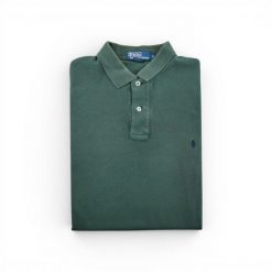 Second life - Ralph Lauren koszulka męska z krótkim rękawem - Stan bardzo dobry. Zielone koszulki polo męskie Ralph Lauren, l, bez wzorów, z tkaniny, casualowe, bez ramiączek. Za 127.76 zł.
