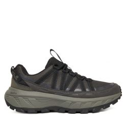 Trekkingi Jack Wolfskin. Czarne obuwie sportowe damskie Jack Wolfskin, bez wzorów, trekkingowe. Za 499.99 zł.