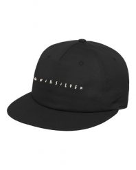 Czapka Snapback dla Mężczyzn QS FRASSNASSA Czarny. Czarne czapki i kapelusze męskie Quiksilver, bez wzorów, z bawełny. Za 97.99 zł.