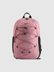 4F Plecak miejski (22 L) z kieszenią na laptop - różowy Uniwersalny. Czerwone plecaki damskie 4f, bez wzorów, z materiału, biznesowe. Za 169.99 zł.