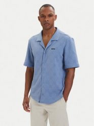 BOSS Koszula Member Jacq 50559577 Niebieski jasny Relaxed Fit. Niebieskie koszule męskie Boss, m, bez wzorów, z bawełny, bez kołnierzyka, bez ramiączek. Za 749.99 zł.