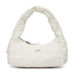 Torebka Tommy Jeans. Białe torebki do ręki damskie Tommy Jeans, bez wzorów, z jeansu, klasyczne, bez dodatków. Za 409.99 zł.