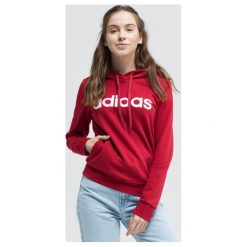 Adidas Bluza W E Lin Oh Hd , czerwony, rozmiar M. Czerwone bluzy damskie Adidas, m, bez wzorów, z bawełny, z kapturem. Za 179.99 zł.