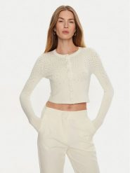 Marciano Guess Sweter JEN 4BGR61 5439Z Écru Regular Fit. Swetry damskie Marciano Guess, xs, z aplikacjami, z wiskozy, bez kołnierzyka, bez ramiączek, bez kaptura. Za 599.99 zł.