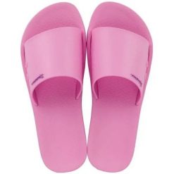 Klapki basenowe damskie Ipanema Anat Classic Slide. Czerwone klapki damskie Ipanema, bez wzorów, z materiału, eleganckie, bez obcasa. Za 58.85 zł.