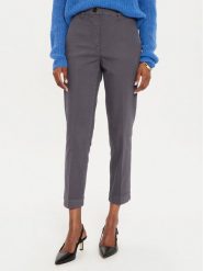 Marella Chinosy 2423136064 Szary Regular Fit. Szare spodnie materiałowe damskie Marella, bez wzorów, z bawełny. Za 319.99 zł.