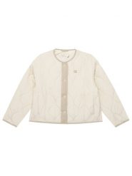 Calvin Klein Jeans Kurtka przejściowa IG0IG03084 Écru Regular Fit. Kurtki i płaszcze dla dziewczynek Calvin Klein Jeans, bez wzorów, z jeansu, bez kaptura. Za 569.99 zł.