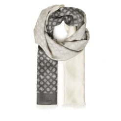 Szal Guess. Szare szaliki i chusty damskie Guess, z aplikacjami. Za 269.99 zł.