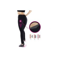 Legginsy fitness kardio SHAPE BOOSTER damskie. Czarne legginsy damskie DOMYOS. W wyprzedaży za 74.99 zł.