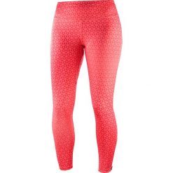 Legginsy "Agile" w kolorze czerwonym do biegania. Czerwone legginsy damskie Salomon, xs, bez wzorów, z materiału, climacool (adidas). W wyprzedaży za 131.95 zł.