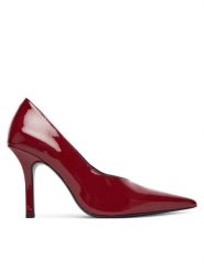 Patrizia Pepe Szpilki 8Z0106 L125 Czerwony. Czerwone szpilki damskie Patrizia Pepe, bez wzorów, z lakierowanej skóry, bez obcasa, bez zapięcia. Za 1,389.00 zł.