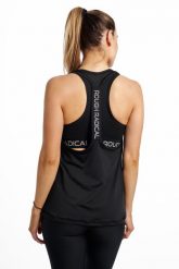 Koszulka fitness damska Rough Radical Brush Tank Top. Czarne bielizna termoaktywna damska ROUGH RADICAL, l, bez wzorów, z dzianiny, bez ramiączek. Za 69.90 zł.