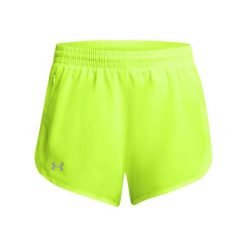 Szorty damskie Under Armour Fly By 3". Żółte szorty sportowe damskie Under Armour, l, bez wzorów, z materiału, do biegania. Za 147.20 zł.