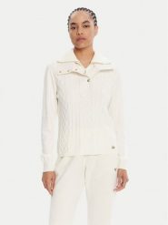 Liu Jo Sport Sweter TF5039 MS75L Écru Regular Fit. Swetry damskie Liu Jo Sport, l, bez wzorów, z syntetyku, sportowe, bez kołnierzyka, bez ramiączek, bez kaptura. Za 799.99 zł.