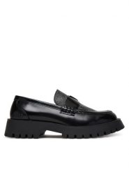 Guess Loafersy MPGOR FAL14 Czarny. Czarne mokasyny męskie Guess, ze skóry. Za 679.99 zł.