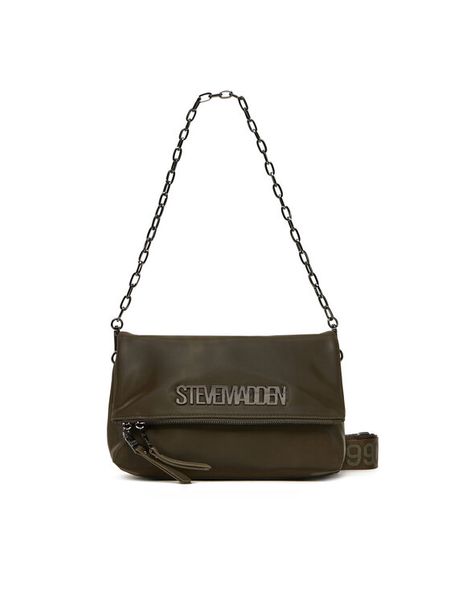Steve Madden Torebka Bfin-V SM13001558 Zielony. Zielone listonoszki damskie Steve Madden, bez wzorów, ze skóry, bez dodatków. Za 359.99 zł.