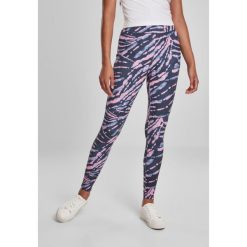 Damskie legginsy Urban Classic flammé. Czarne legginsy damskie Urban Classics, bez wzorów. Za 183.50 zł.